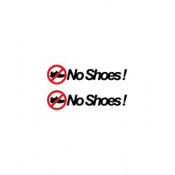 STICKERS NO SHOES NUMÉRO 3