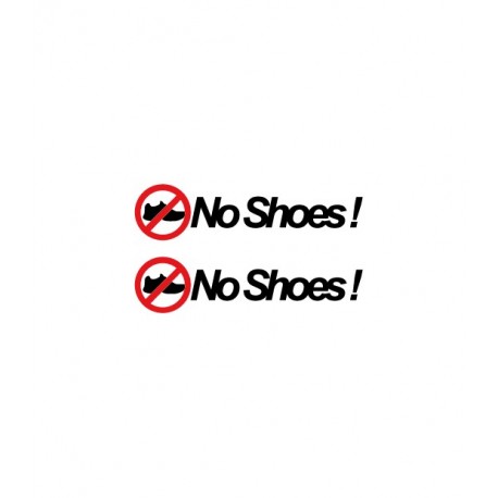 STICKERS NO SHOES NUMÉRO 3