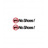 STICKERS NO SHOES NUMÉRO 3