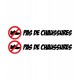 STICKERS PAS DE CHAUSSURES NUMÉRO 4