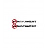 STICKERS PAS DE CHAUSSURES NUMÉRO 5