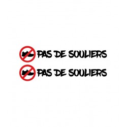 STICKERS PAS DE SOULIERS NUMÉRO 6