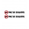 STICKERS PAS DE SOULIERS NUMÉRO 6