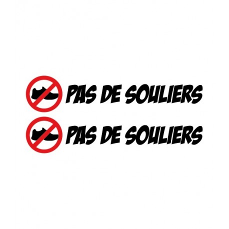 STICKERS PAS DE SOULIERS NUMÉRO 7