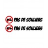 STICKERS PAS DE SOULIERS NUMÉRO 7