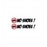 STICKERS NO SHOES NUMÉRO 8