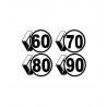 STICKERS DIAGRAMMES DE VITESSE RENAULT NUMÉRO 34