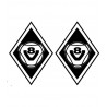 STICKERS LOSANGE SCANIA NUMÉRO 42