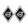 STICKERS LOSANGE VOLVO NUMÉRO 53