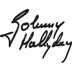 STICKERS JOHNNY HALLYDAY NUMÉRO 572