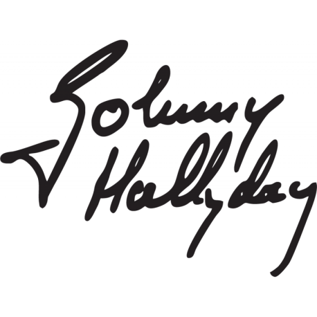 STICKERS JOHNNY HALLYDAY NUMÉRO 572
