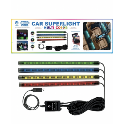 BANDES LED RGB AMBIANCE DE VOITURE