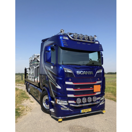 Visière Fox Parts Scania NextGen Round 40cm Emplacement 9 Feux Visière Fox Parts Scania NextGen Round 40cm Emplacement 9 Feux