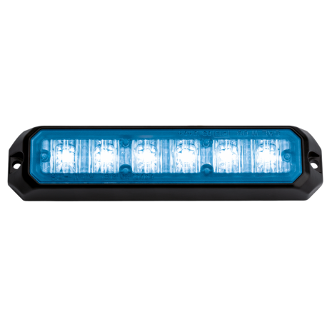 FEU FLASH 6 LED BLEU