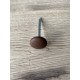 BOUTON DE CAPITONNAGE DELUXE MARRON