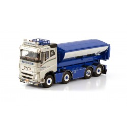 01-3796 - VOLVO FH4 SLEEPER CAB 8X2 CABLE LIFT SYSTEM (RESIN) + HOOKLIFT CONTAINER ASPHALT - ERIK DUUS