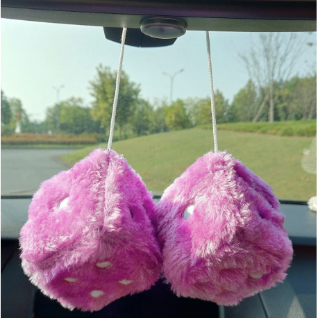 DÉS PELUCHE ROSE DÉS PELUCHE ROSE