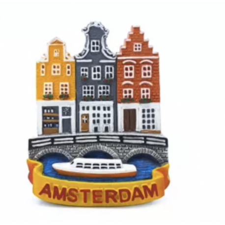MAGNET - AMSTERDAM SCENE BATEAU MAGNET - AMSTERDAM SCENE BATEAU