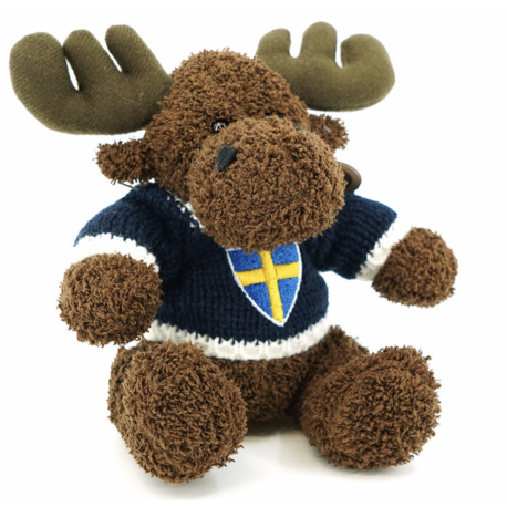 PELUCHE ÉLAN SUÈDE 13CM PELUCHE ÉLAN SUÈDE 13CM