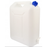 BIDON D'EAU 20L AVEC VALVE EN PLASTIQUE