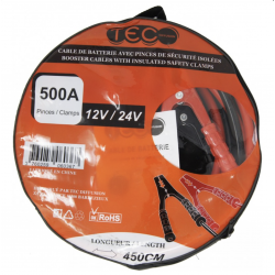 CABLE DE DEMARRAGE 500A 12/24V