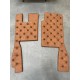 TAPIS CAPITONNÉS SCANIA NG R PASSAGER STRAPONTIN - COGNAC/MARRON