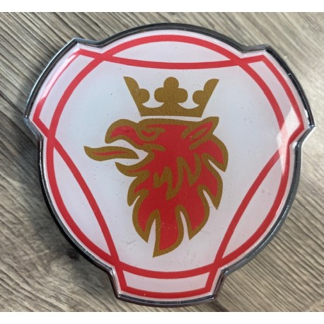MONOGRAMME SCANIA - BLANC/ROUGE MONOGRAMME SCANIA - BLANC/ROUGE