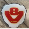MONOGRAMME SCANIA - V8 BLANC/ROUGE