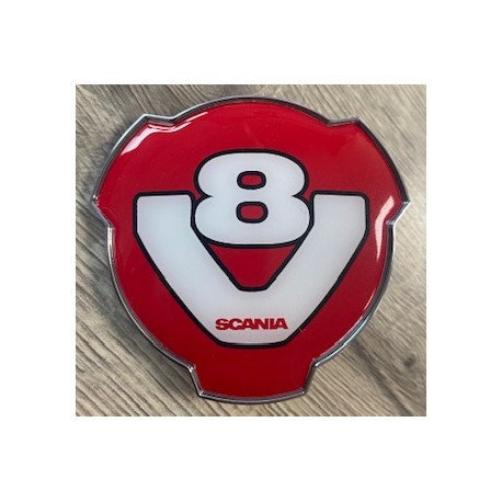 MONOGRAMME SCANIA - V8 ROUGE MONOGRAMME SCANIA - V8 ROUGE