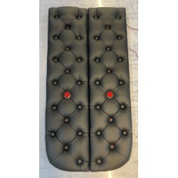 Pare Soleil capitonnés Scania NG R/S - capitonnés noir boutons noirs