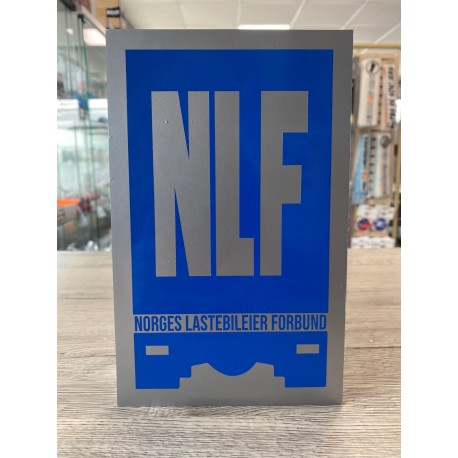 PLAQUE NLF BLEU - 12,5x20cm PLAQUE NLF BLEU - 12,5x20cm