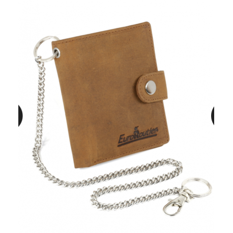 PORTE FEUILLE MARRON 11X19 CM PORTE FEUILLE MARRON 11X19 CM