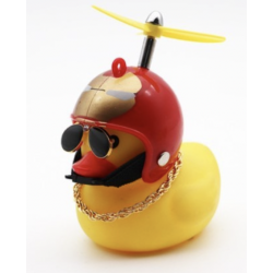 CANARD JAUNE IRON MAN ROUGE