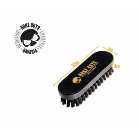 NUKE GUYS - LEATHER AND TEXTILE BRUSH - PETITE