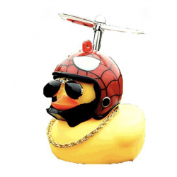 CANARD JAUNE SPIDERMAN