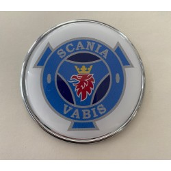 EMBLEME UNIVERSEL CHROME - Ø7CM - SCANIA N°6