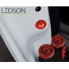 AVERTISSEMENT DE PORTE - FLASH LIGHT X 2 (LED ROUGE)