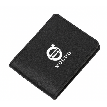 PORTE CARTES VOLVO - NOIR BLANC PORTE CARTES VOLVO - NOIR BLANC