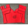 TAPIS CAPOT MOTEUR VOLVO FH4/5 - PASSAGER PNEUMATIQUE - DYNAMIQUE ROUGE/NOIR