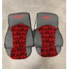 HOUSSES DE SIÈGES DAF XF 106 - Deluxe noir / Danois rouge / Logo DAF old rouge