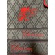 Tapis Capot Moteur Scania NG R - passager pneumatique - deluxe gaufré noir broderie Swempa rouge