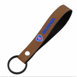 PORTE CLÉ SCANIA MARRON