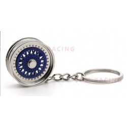PORTE CLÉ JANTE BLEU
