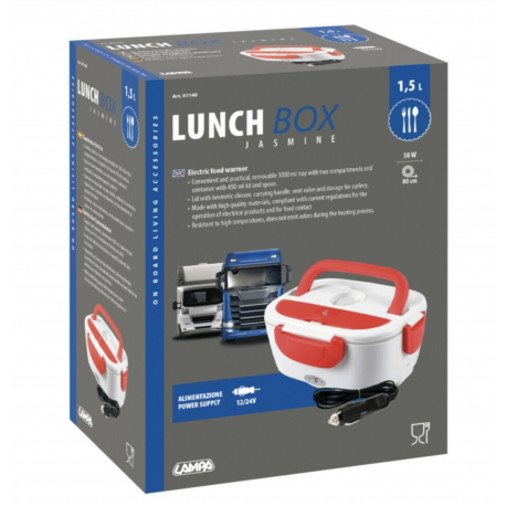 Lunch Box Chauffante Electrique 2L 60W, Boîte à Repas 220V 24V 12V pour  Voiture Camion Bureau