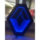 Logo Renault 40x35cm noir danois bleu