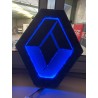Logo Renault 40x35cm noir danois bleu