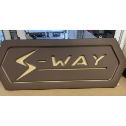 Fond de cabine S-WAY marron/naturel