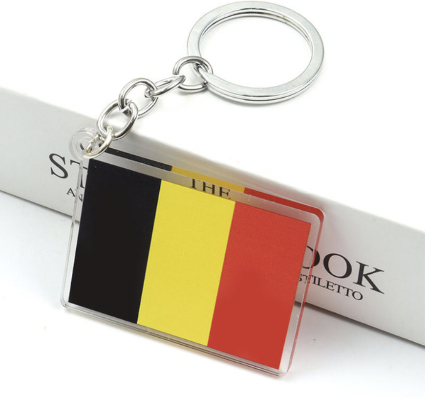 Porte-clés couleur or Mercedes « Bruxelles »