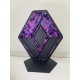 LOGO RENAULT SUR SOCLE - 19x23cm - noir/danois violet