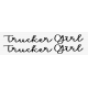 STICKERS TRUCKER GIRL